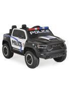 BO RAM MAMMOTH elektromos rendőrautó hangos bemondóval 107cm 2 motoros FEKETE