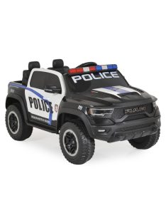   BO RAM MAMMOTH elektromos rendőrautó hangos bemondóval 107cm 2 motoros FEKETE