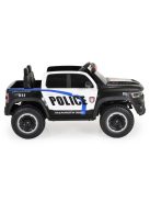 BO RAM MAMMOTH elektromos rendőrautó hangos bemondóval 107cm 2 motoros FEKETE