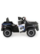 BO RAM MAMMOTH elektromos rendőrautó hangos bemondóval 107cm 2 motoros FEKETE