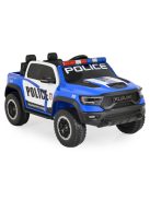 BO RAM MAMMOTH elektromos rendőrautó hangos bemondóval 107cm 2 motoros KÉK