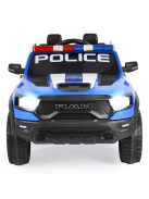 BO RAM MAMMOTH elektromos rendőrautó hangos bemondóval 107cm 2 motoros KÉK