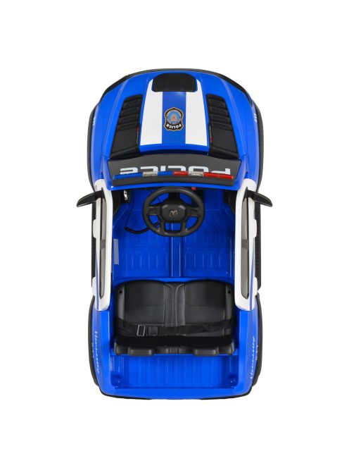 BO RAM MAMMOTH elektromos rendőrautó hangos bemondóval 107cm 2 motoros KÉK