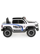 BO RAM MAMMOTH elektromos rendőrautó hangos bemondóval 107cm 2 motoros FEHÉR