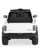 BO RAM MAMMOTH elektromos rendőrautó hangos bemondóval 107cm 2 motoros FEHÉR