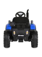 BO TERRON traktor 4 kerekű trélerrel 12V két motoros KÉK