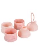 RUMI tejpor/tápszer adagoló kispoharak PINK