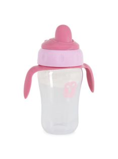 CUP csőrös itatópohár kiömlés mentes 270ml PINK