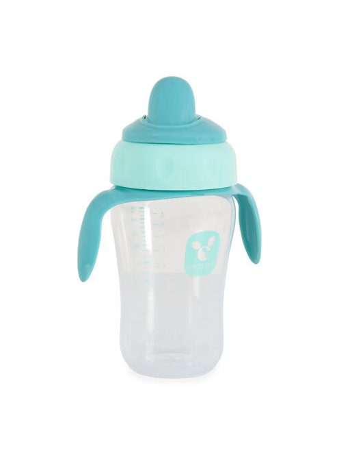 CUP csőrös itatópohár kiömlés mentes 270ml KÉK