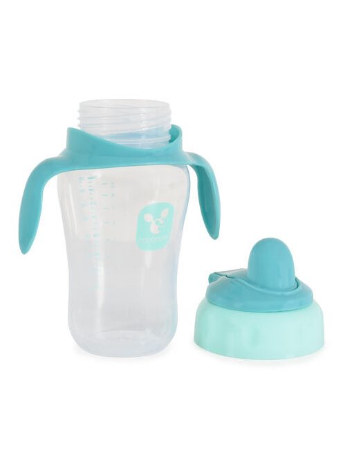 CUP csőrös itatópohár kiömlés mentes 270ml KÉK