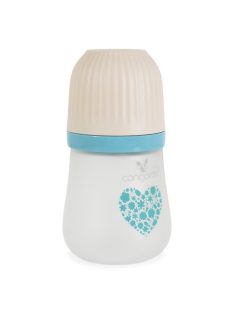 AMORI üveg cumisüveg széles szájú 180ml anticolic KÉK
