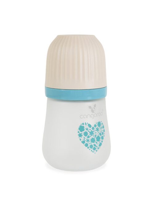 AMORI üveg cumisüveg széles szájú 180ml anticolic KÉK