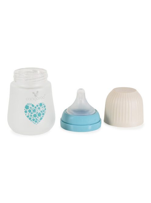 AMORI üveg cumisüveg széles szájú 180ml anticolic KÉK