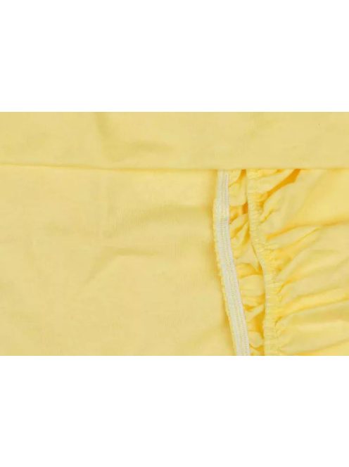 Lepedő kiságyba  gumis szegéllyel 60x120-70x140cm  SÁRGA  