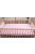 Lepedő kiságyba  gumis szegéllyel 60x120-70x140cm RÓZSA
