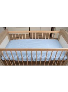 Lepedő kiságyba  gumis szegéllyel 60x120-70x140cm KÉK 