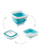 MOCHTOYS homokozó szett: összecsukható vödör, lapát, gereblye KÉK