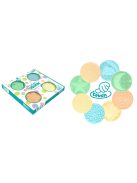 MOCHTOYS Play&Squish szenzorikus szőnyeg -kerek tapilapok 8db PASZTELL