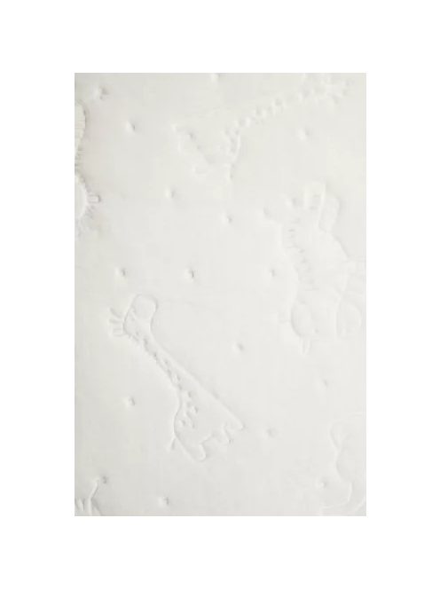 Baba takaró 75x90 cm állatos mintával FEHÉR