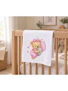 Textil tetra pelenka 70x70 cm RÓZSA MACI