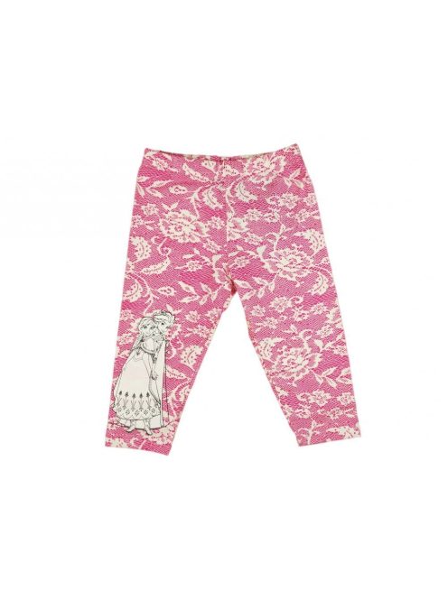 Disney Jégvarázs-Frozen csipkés hatású 3/4-es leggings (méret: 104-140)