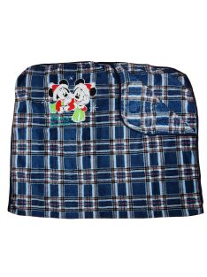  Disney Mickey és Minnie wellsoft takaró kék Karácsony (150x90)