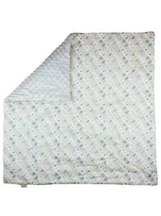Mintás wellsoft béléses pamut babatakaró (75x75cm)
