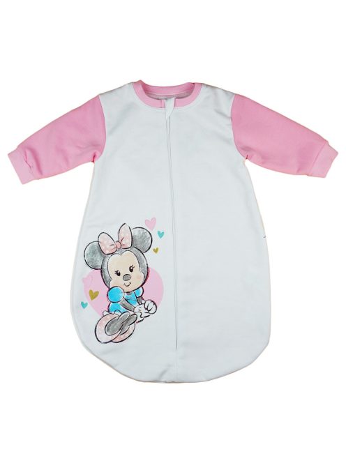 Disney Minnie "rajzos" belül bolyhos hosszú ujjú hálózsák 2,5 TOG
