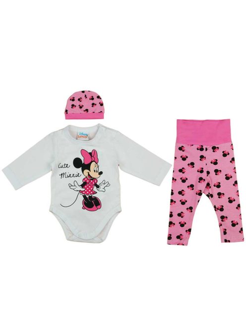 3 részes baba szett Minnie egér mintával