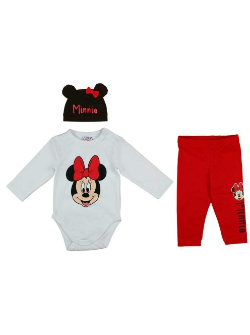 3 részes baba szett Minnie egér mintával