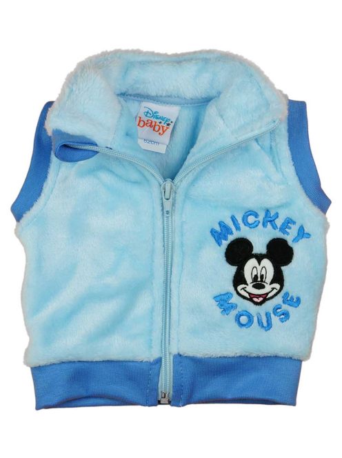 Wellsoft kisfiú baba mellény Mickey egér mintával