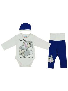 3 részes baba szett Thumper nyuszi mintával
