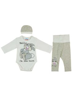 3 részes baba szett Thumper nyuszi mintával