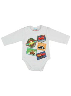 Hosszú ujjú baba body Verdák mintával