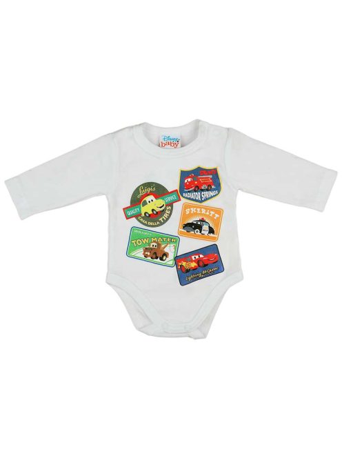 Hosszú ujjú baba body Verdák mintával