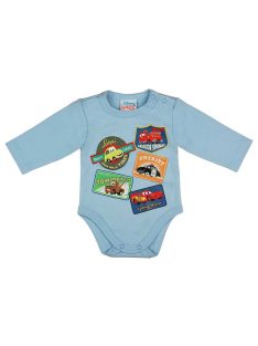 Hosszú ujjú baba body Verdák mintával