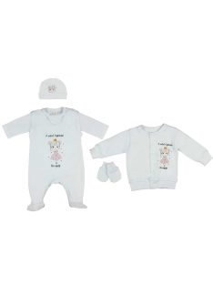5 részes baba szett hercegnős mintával