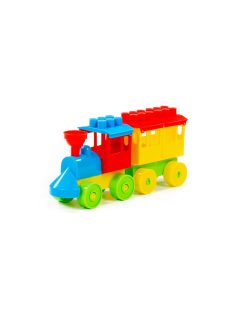 POLESIE műanyag kisvonat 1 vagonnal