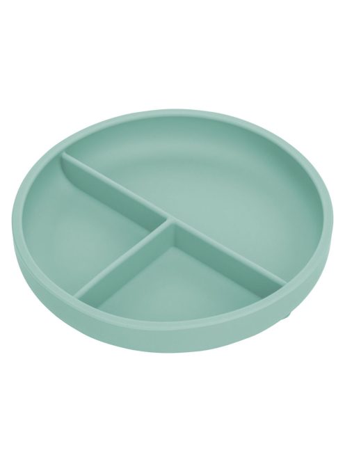 FreeON osztott szilikon tányér-green