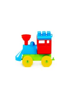 POLESIE műanyag mozdony SZÍNES