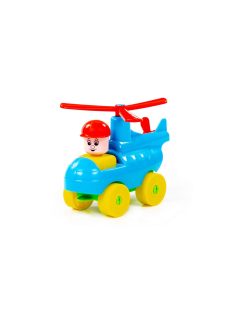 POLESIE műanyag helikopter KÉK