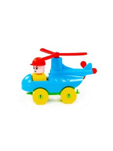 POLESIE műanyag helikopter KÉK