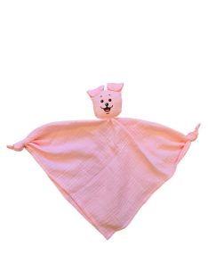 KOKO Szundikendő dupla muszlin KUTYUS pink