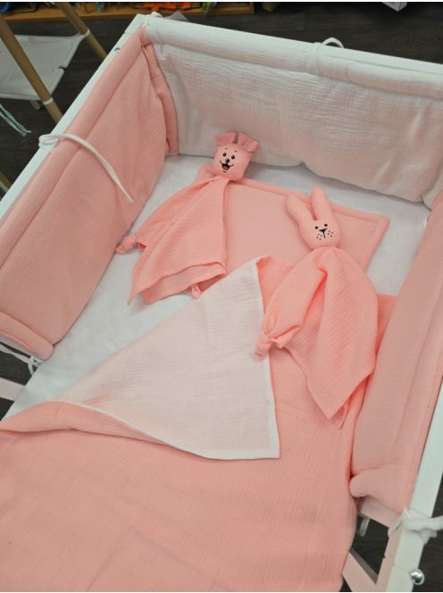 KOKO Szundikendő dupla muszlin KUTYUS pink