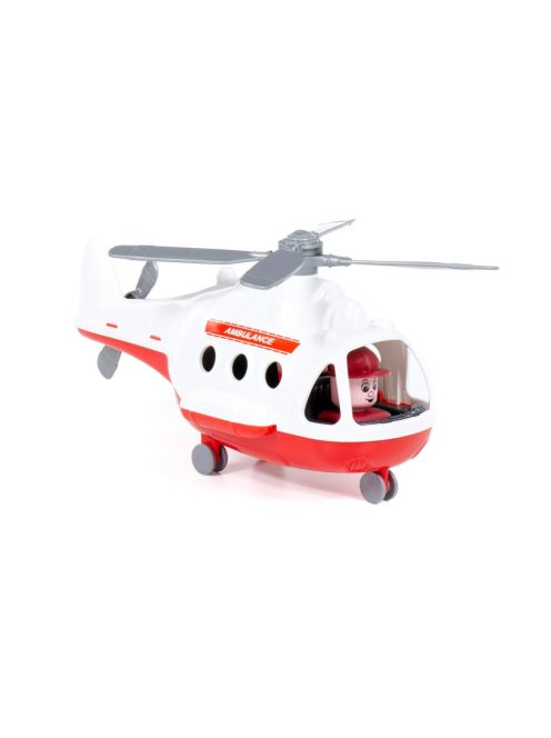 POLESIE műanyag ALPHA mentőhelikopter FEHÉR