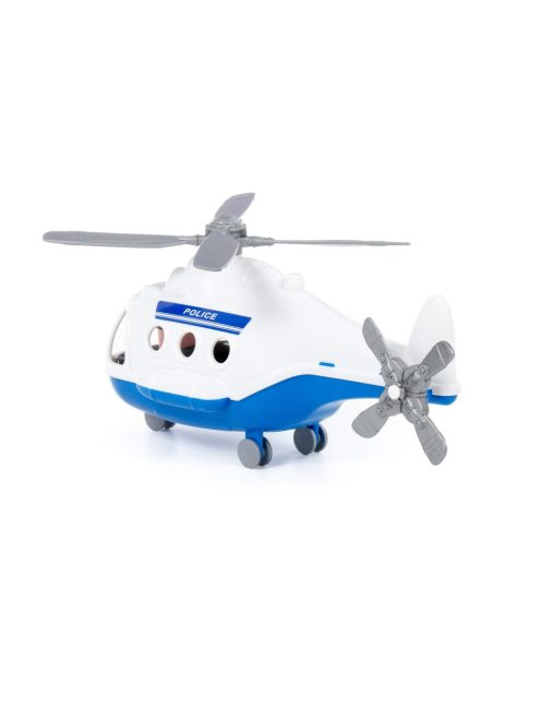 POLESIE műanyag ALPHA rendőrhelikopter FEHÉR