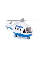 POLESIE műanyag ALPHA rendőrhelikopter FEHÉR