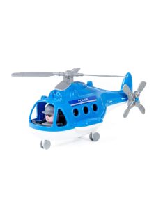 POLESIE műanyag ALPHA rendőrhelikopter KÉK