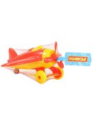 POLESIE műanyag OMEGA repülőgép PIROS