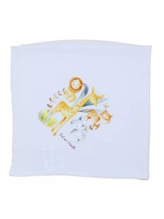 Tetra pelenka 70x70cm fehér szafaris 